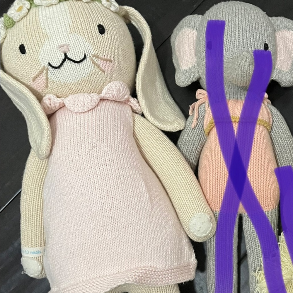 Cuddle + kind Hannah the bunny